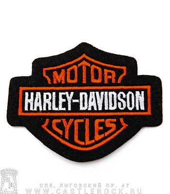 нашивка harley-davidson (лого, вышивка)
