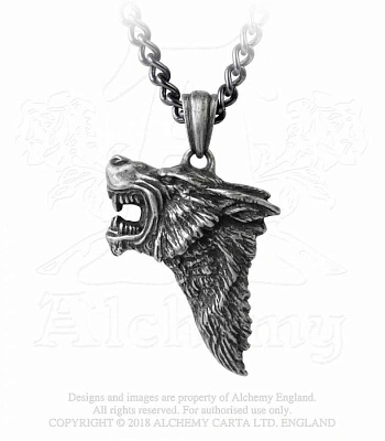 подвес alchemy gothic (алхимия готик) p833 dark wolf