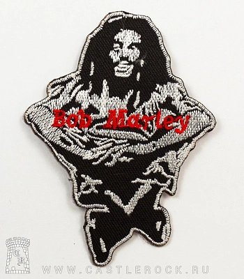 нашивка термо bob marley (резная, вышивка)