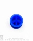 Тоннель Силикон Пацифик (синий) 14 мм