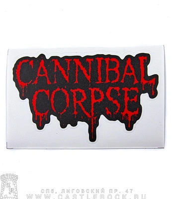 наклейка виниловая cannibal corpse (лого, средняя)