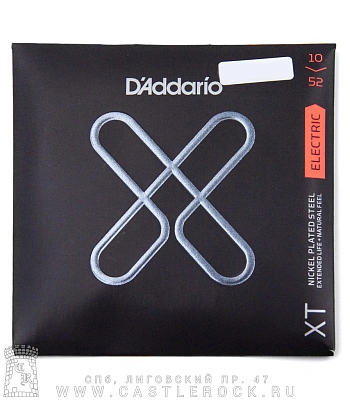 струны d'addario никелированные для электрогитары xte1052