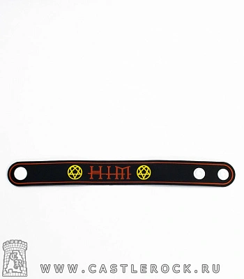 напульсник силиконовый him (желтая хартаграмма)
