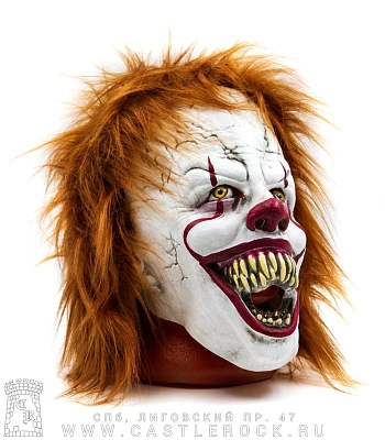 маска клоун pennywise (оно, клыки)