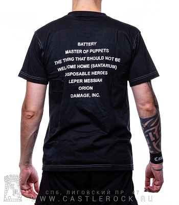 футболка metallica "master of puppets" (варенка)