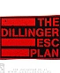 нашивка dillinger escape plan (надпись красная)