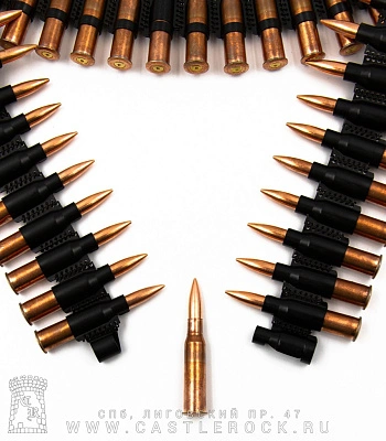 ремень патронташ (50 патронов, медный)