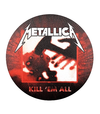 наклейка виниловая metallica "kill 'em all" (круглая)