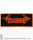 нашивка gorguts (надпись красная)