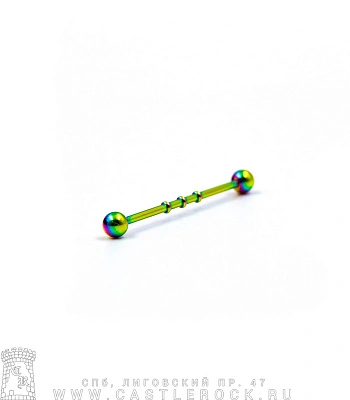 Штанга Индастриал Сталь "Бензиновая" с Шариками Ребристая 1,6 х 38 х 5/5