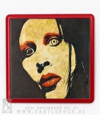 магнит квадратный marilyn manson