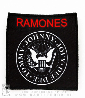 нашивка ramones (лого)