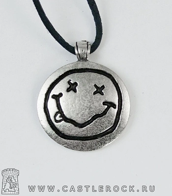 подвеска nirvana (смайл в круге)