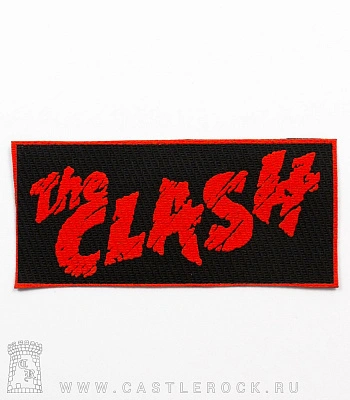 нашивка clash (лого красное)
