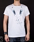 футболка наушники (белая)