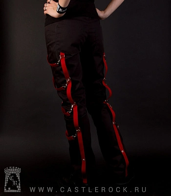 брюки карабины красные (черные)