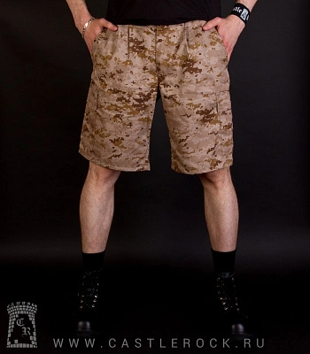шорты милитари песочные (камуфляж)