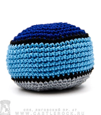 сокс полосатый (синий, черный, голубой, серый, пластиковые гранулы)