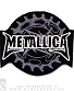 нашивка metallica (лого, пильный диск, вышивка)