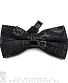 галстук-бабочка черепа (черный)