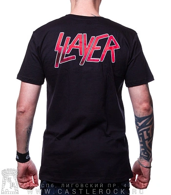 футболка slayer (череп)