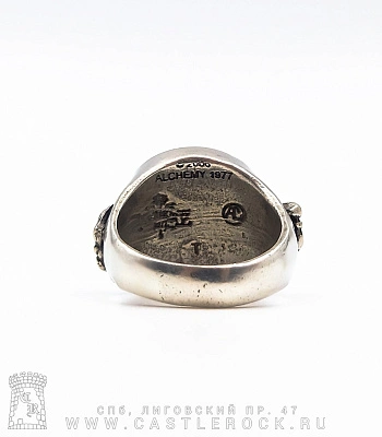 кольцо alchemy gothic (алхимия готик) r126 ace of 'a'