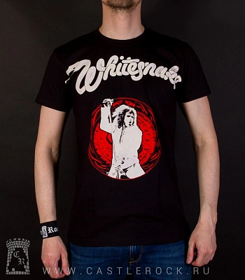 футболка whitesnake (красный круг)