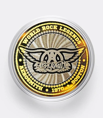 монета сувенирная малая aerosmith