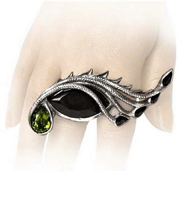 кольцо alchemy gothic (алхимия готик) r153 gorgon's eye