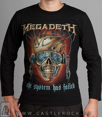 футболка megadeth "the system has failed" д/р
