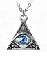 подвес alchemy gothic (алхимия готик) p827 eye of providence (голубой)