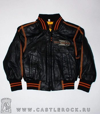 курточка детская кожаная harley-davidson