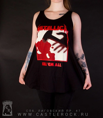 туника metallica "kill'em all"