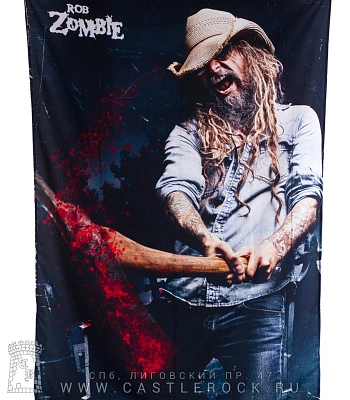постер тканевый rob zombie