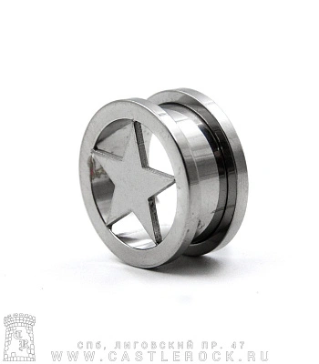 Плаг Сталь Звезда 16 мм