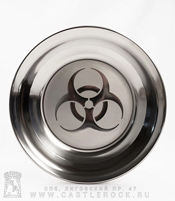 тарелка декоративная biohazard