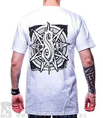 футболка slipknot "now die and fucking love me" (белая)
