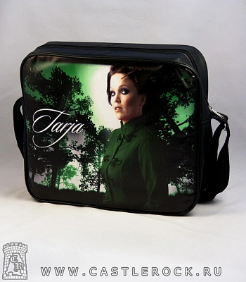 сумка к/з nightwish tarja turunen (принт зеленый)