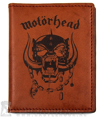 обложка для автодокументов motorhead (ручная работа)