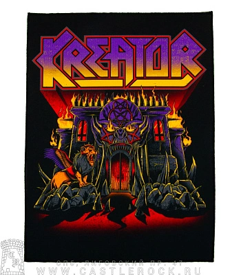 нашивка на спину kreator (логово демона)