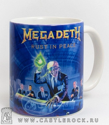 кружка megadeth "rust in peace"