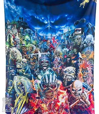 постер тканевый iron maiden (eddie)