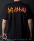 футболка def leppard "pyromania" (принт большой)