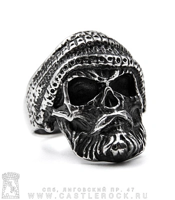 кольцо череп разбойника (средний)