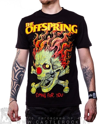 футболка offspring "coming for you"
