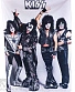 постер тканевый kiss (группа, ч/б)