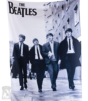 постер тканевый beatles (группа)