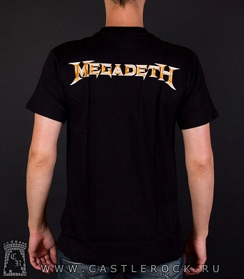 футболка megadeth "arsenal of megadeth" (принт яркий)