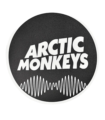 наклейка виниловая arctic monkeys (лого, круглая)