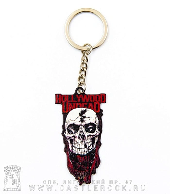 брелок металлический hollywood undead "day of the dead"